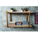 Ver imagem 4 de Nicho DUPLO metalon 110X20 CINZA ESCURO/DOURADO METALICO 02