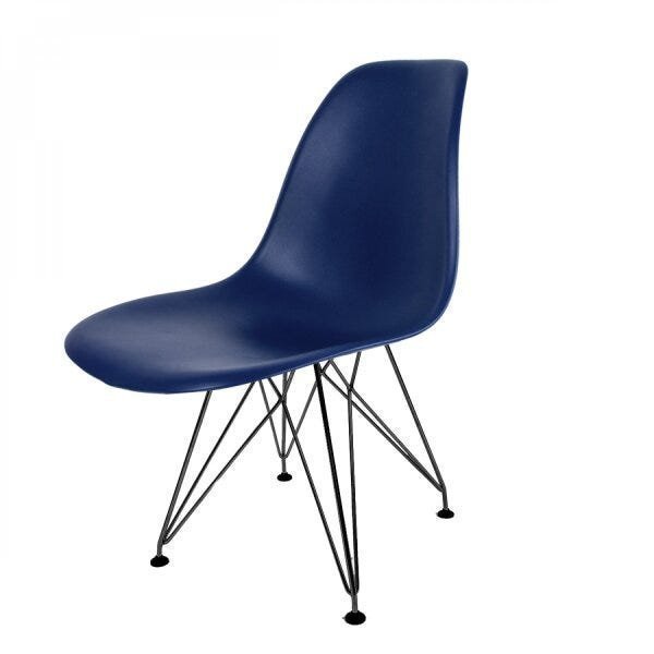 Cadeira Base Escura Eames Eiffel 