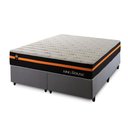 Ver imagem 5 de Conjunto Cama Box c/ Molas Ensacadas Sirius Preto King 193x203x65
