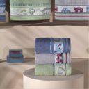 Ver imagem 3 de Kit C/ 3 - Toalhas de Banho - Felpuda - Soft Kids - Meninos - 100% Algodão - Appel