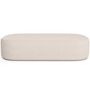Ver mais imagens de Cabeceira Cama Box King 195cm Lanna com Puff Recamier Doha W01 Linho Cru - Lyam Decor