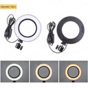 Ver imagem 3 de Ring Light de Mesa Iluminador de Led Tripé 6 Polegadas 16cm