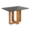 Ver imagem 5 de Conjunto Sala de Jantar 4 Lugares Talk com Tampo de Vidro Cinza