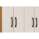 Ver imagem 3 de Guarda Roupa 6 Portas 2 Gavs BS04 Henn Cinamomo/Offwh