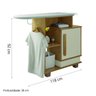 Tábua De Passar Roupa Multiuso com Gabinete Havaí Cinamomo / Off White RV Móveis - 3