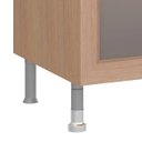 Ver imagem 5 de Balcão de Cozinha 2 Gavetas em Vidro sem Tampo 80cm Ditália