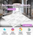 Ver imagem 3 de Painel Placa Para Parede E Piso Chão Autocolante Laminado Mármore Branco 25x25cm