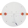 Painel Led 2x1 17w Borda Infinita Redondo 3000k 100-240v Black+decker - 3