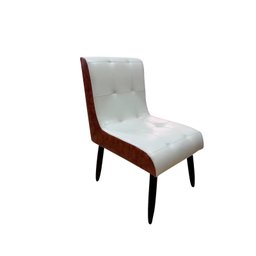 Cadeira Moderna para Mesa de Jantar Bia:branco/champanhe - 2