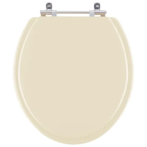 Assento Sanitário Convencional / Oval Marfim (Bege Claro) para vaso Hervy