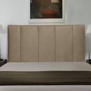 Ver imagem 3 de Cabeceira Cama Box Casal Donna 140cm Suede Bege