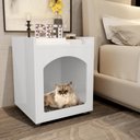 Ver imagem 3 de Mesa de Cabeceira Casinha de Cachorro/gato Pet Branco
