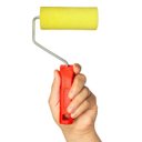 Ver imagem 7 de Kit Rolo de Espuma Poliéster Amarela Superfícies Lisas 5 Cm, 9 Cm e 15 Cm