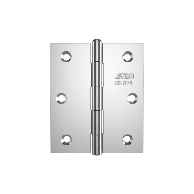 Dobradiça Pino Reversível 3½ X 3 X 1,9 Mm Galvanizado Stam