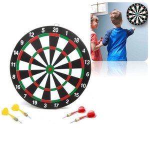 Jogo De Dardos Kit Alvo Com 4 Dupla Face Dardos Diversão