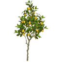 Ver imagem 1 de Planta Àrvore Artificial Limoeiro Real Toque C/limão X272 Amarelo 1,20cm