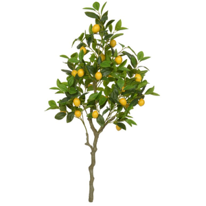 Planta Àrvore Artificial Limoeiro Real Toque C/limão X272 Amarelo 1,20cm