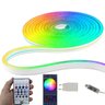 Fita Neon Led App Celular Rgb 5 Metros Ip68 Iluminaçao Casa Sanca Quarto Sala Gamer Loja Fachada Mes - 1