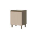 Ver imagem 7 de Balcão de Cozinha Lora 2 Portas MDF 60cm Rustic Casa 812
