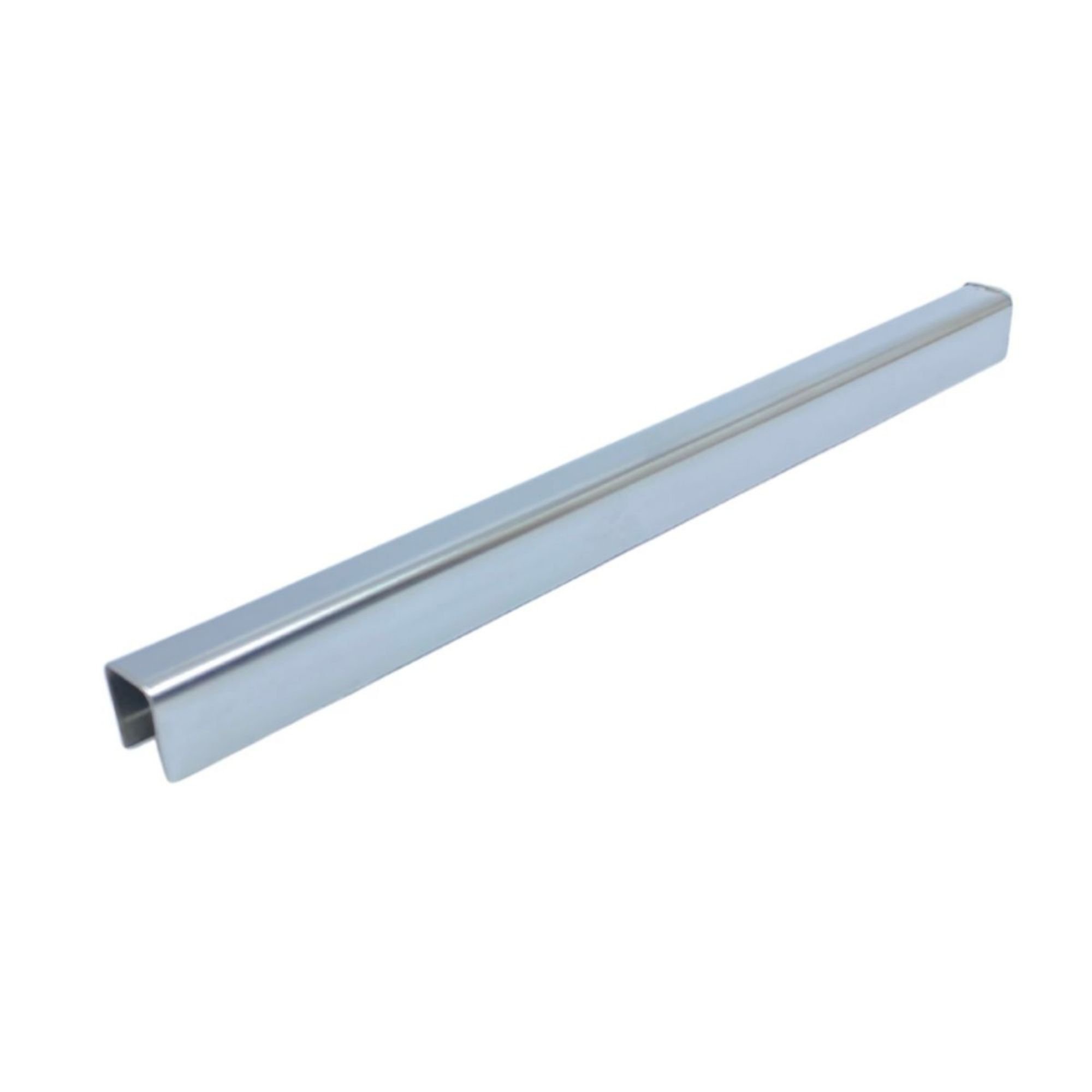 Perfil U Inox - Vidro de 10mm - Polido - 70cm - 2