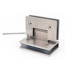 Ver imagem 3 de Dobradiça Inox Gv48 90º Porta de Vidro e Box Canto - Vidro/vidro