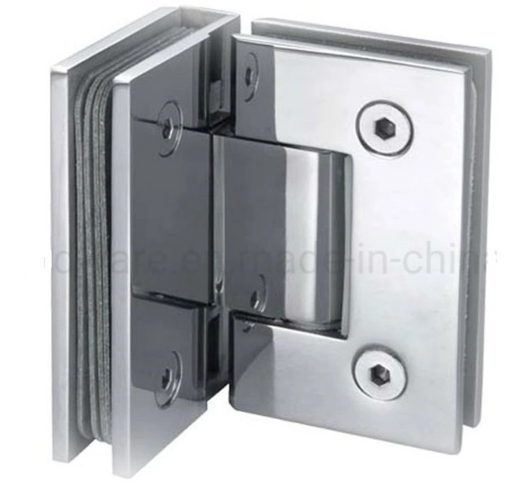 Dobradiça Inox Gv48 90º Porta de Vidro e Box Canto - Vidro/vidro - 4