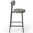 Ver imagem 7 de Kit 05 Banquetas Baixa para Cozinha Sala de Jantar Bar Bancada Milão L02 Bouclê Oliva - lyam decor L