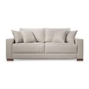 Ver imagem 2 de Sofá Marrocos 2 Lugares Linho Cinza Claro 1,80m Confortável