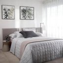 Ver imagem 5 de Jogo de Cama Casal Damask Stripes Cinza 4 Peças 300 Fios 100% Algodão Buddemeyer