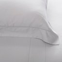 Ver imagem 4 de Jogo de Cama Casal Damask Stripes Cinza 4 Peças 300 Fios 100% Algodão Buddemeyer