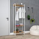 Ver imagem 3 de Estante Closet c/03 Prateleiras Dynamica 60 cm Est.Branca