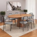 Ver imagem 3 de Conjuto 2 Cadeiras Fixa Escritório Ster Linho Cinza - Belliv Decor