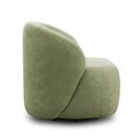 Ver imagem 7 de Poltrona Orgânica Giratória Tecido Bouclê Aime