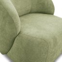 Ver imagem 4 de Poltrona Orgânica Giratória Tecido Bouclê Aime