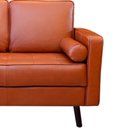 Ver imagem 5 de Sofá 2 Lugares Stela 135cm Couro Marrom - Sallar Home