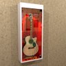 Armário Suporte para Violão e Guitarra com Porta de Vidro e Iluminação Led - Fundo Veludo - Sv03 Cam - 2