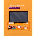 Ver imagem 4 de Rack de TV de Madeira Pinus Linea com 3 Gavetas Natural