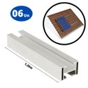 Ver imagem 4 de Perfil Barra Trilho + Par de Emenda Fixador Placa Painel Solar Alumínio 1,20 Metros | Perfil Master