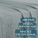 Ver imagem 3 de Conjunto Casal Queen Size Imperiale Algodão Toque Super Macio:cinza