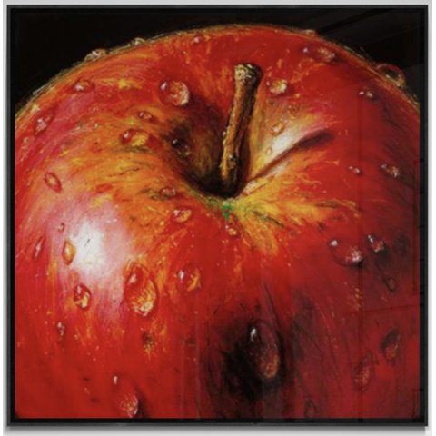 Apple Canaleta 80x80cm Preta