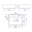 Ver imagem 5 de Cuba de Apoio Deca 50x40 L.13050.m.17 Retangular com Mesa Branca