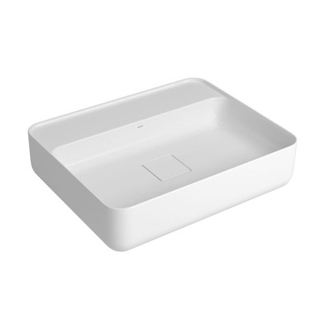 Cuba de Apoio Deca 50x40 L.13050.m.17 Retangular com Mesa Branca