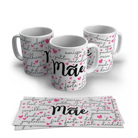 Caneca de Porcelana Dia Das Mães Modelo 22