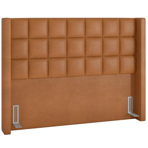 Cabeceira Cama Box Casal 195 Cm Paris Couríssimo Whisky - Lyam Decor