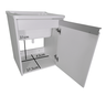 Tanque Lavanderia 26l Gabinete Mdf Suspenso Suporte Torneira de Bancada - 4