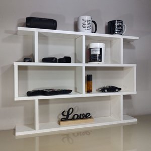 Nicho Suspenso Prateleira para Escritório Zeus Solutions Slim - Branco