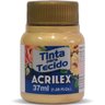 Tinta para Tecido Metalica 37ml Ouro Acrilex - 1