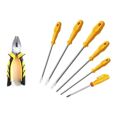 Jogo Chave de Fenda Tramontina Gratis Alicate Universal