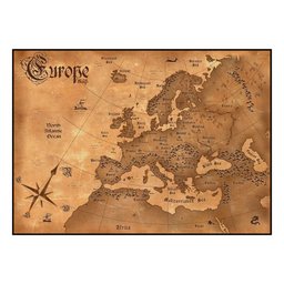Quadro Decorativo Barcelona Europa Sepia 50x70 cm 70 x 50 cm - 1