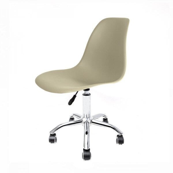 Cadeira para Escritório Eames PP Base Aço Cromado - 1